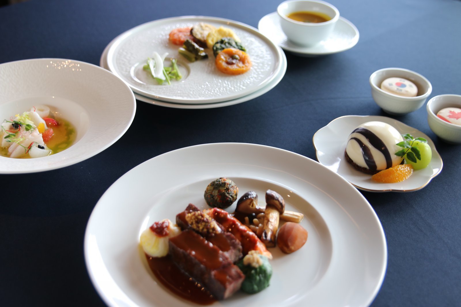 한국-캐나다 오찬 코스