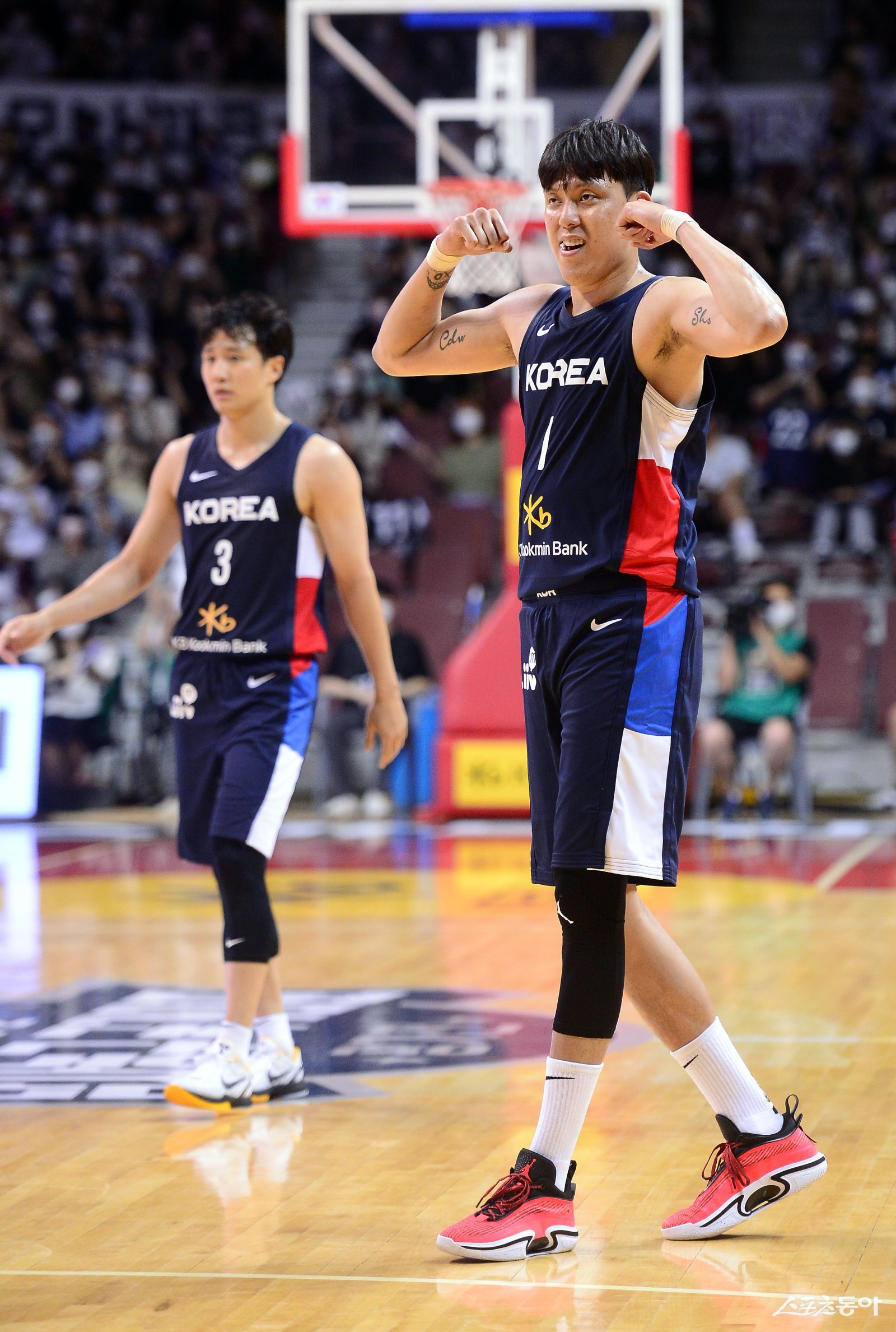 부산 KCC 최준용이 남자농구대표팀에 복귀한다. 사진은 2022년 열린 필리핀과의 평가전에 출전한 최준용. 스포츠동아DB