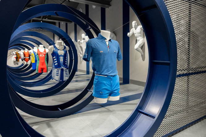 ‘휠라 브랜드 체험 센터’ 내부 전경. 사진제공|미스토홀딩스