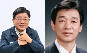 공한수 서구청장(왼쪽)과 최도석 부산시 의원.