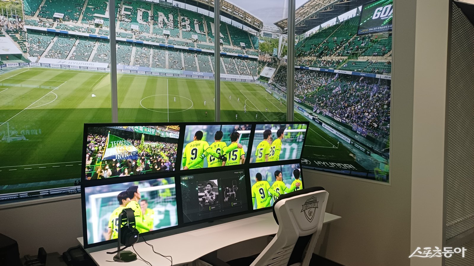 전북 현대가 전주월드컵경기장에 복합문화공간인 ‘팬 익스피리언스센터’를 구축했다. 2026시즌 개막에 맞춰 공식 개관을 준비하는 이곳은 방문객들의 눈과 귀를 즐겁게 할 것으로 보인다.  전주｜남장현 기자