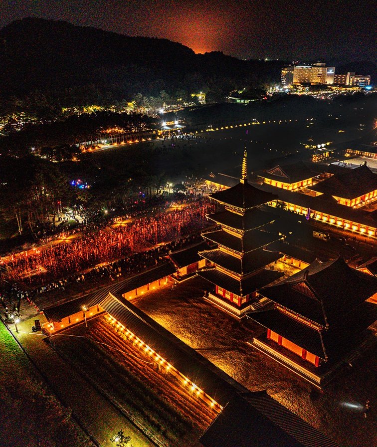 백제문화단지 낙화놀이