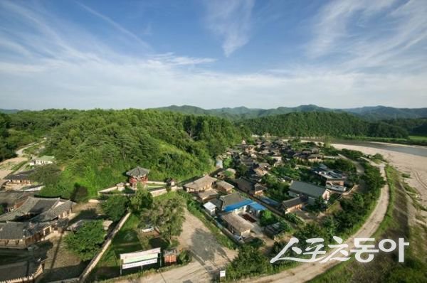 영주 무섬마을 전경. 사진제공ㅣ영주시