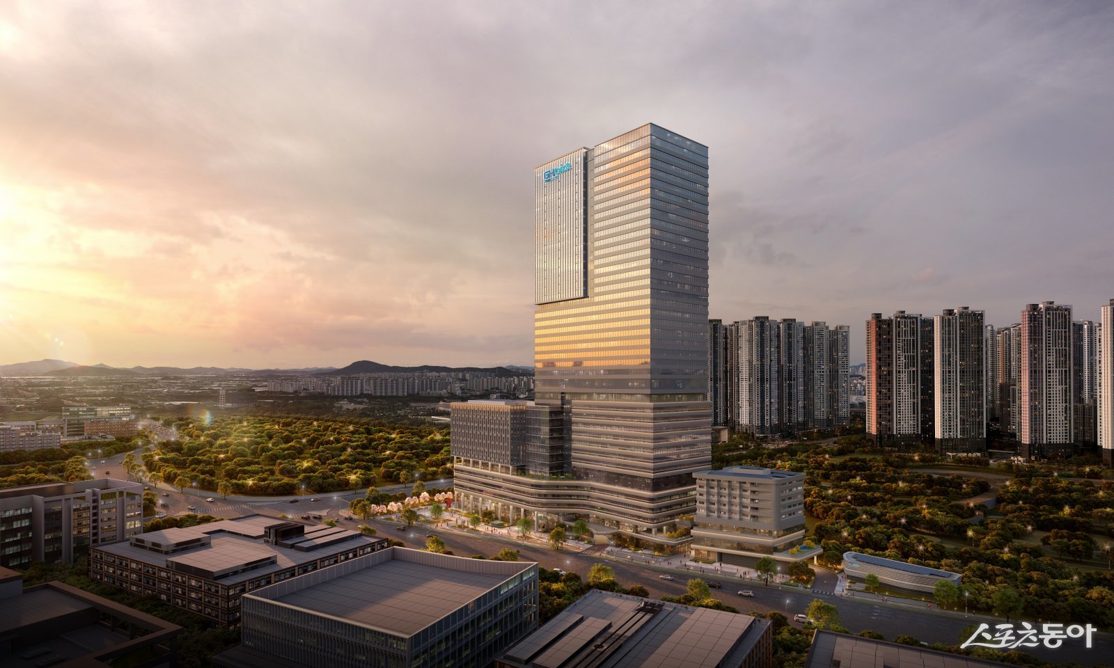 경기주택도시공사(GH)는 지난 11일 고양시 일산동구 장항동 1818 일원에서 추진 중인 ‘GH Biz&고양’ 건립사업 공사에 본격 착수했다고 밝혔다(투시도). 사진제공｜경기주택도시공사