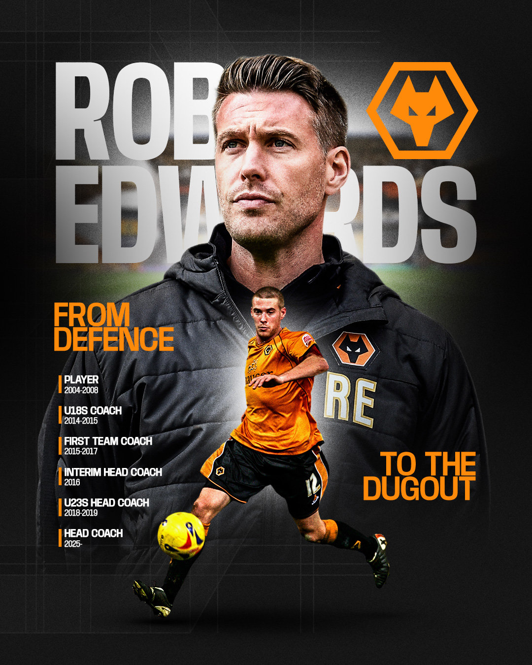 울버햄턴이 13일(한국시간) 공식 채널을 통해 롭 에드워즈(43) 전 미들즈브러 감독을 선임했다고 발표했다. 계약기간은 2029년 6월까지로, 3년6개월짜리 중장기 계약이다. 사진출처|울버햄턴 페이스북