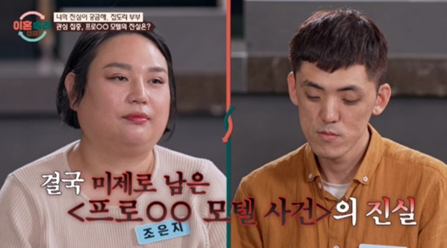 모텔 사건 미제, 부부 이혼 6개월 유예