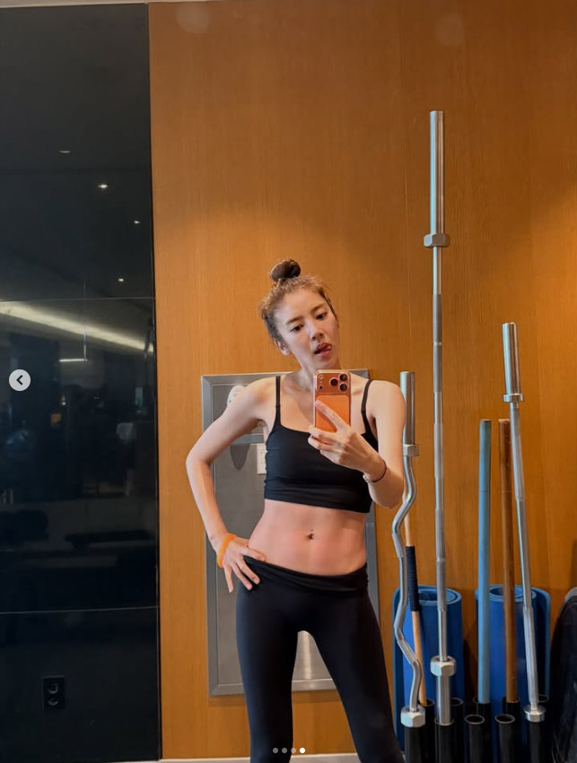 ‘20kg 감량’ 손담비 혀 날름, 복근 터졌다 [DA★]