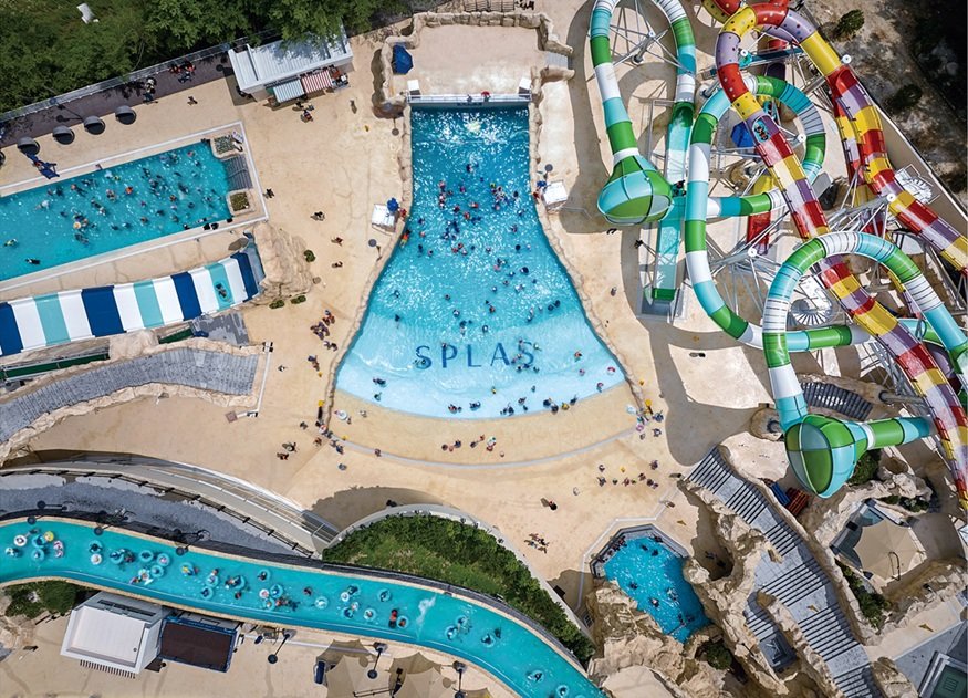 스플라스 리솜 워터파크 전경
