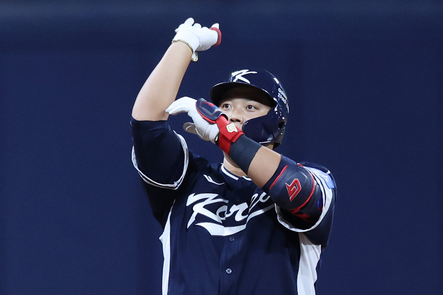 한동희는 2군에서 상무 소속으로 기량을 갈고닦았다. 2군에서 준비한 걸 국제경기에서 증명하겠다는 각오다.｜뉴시스