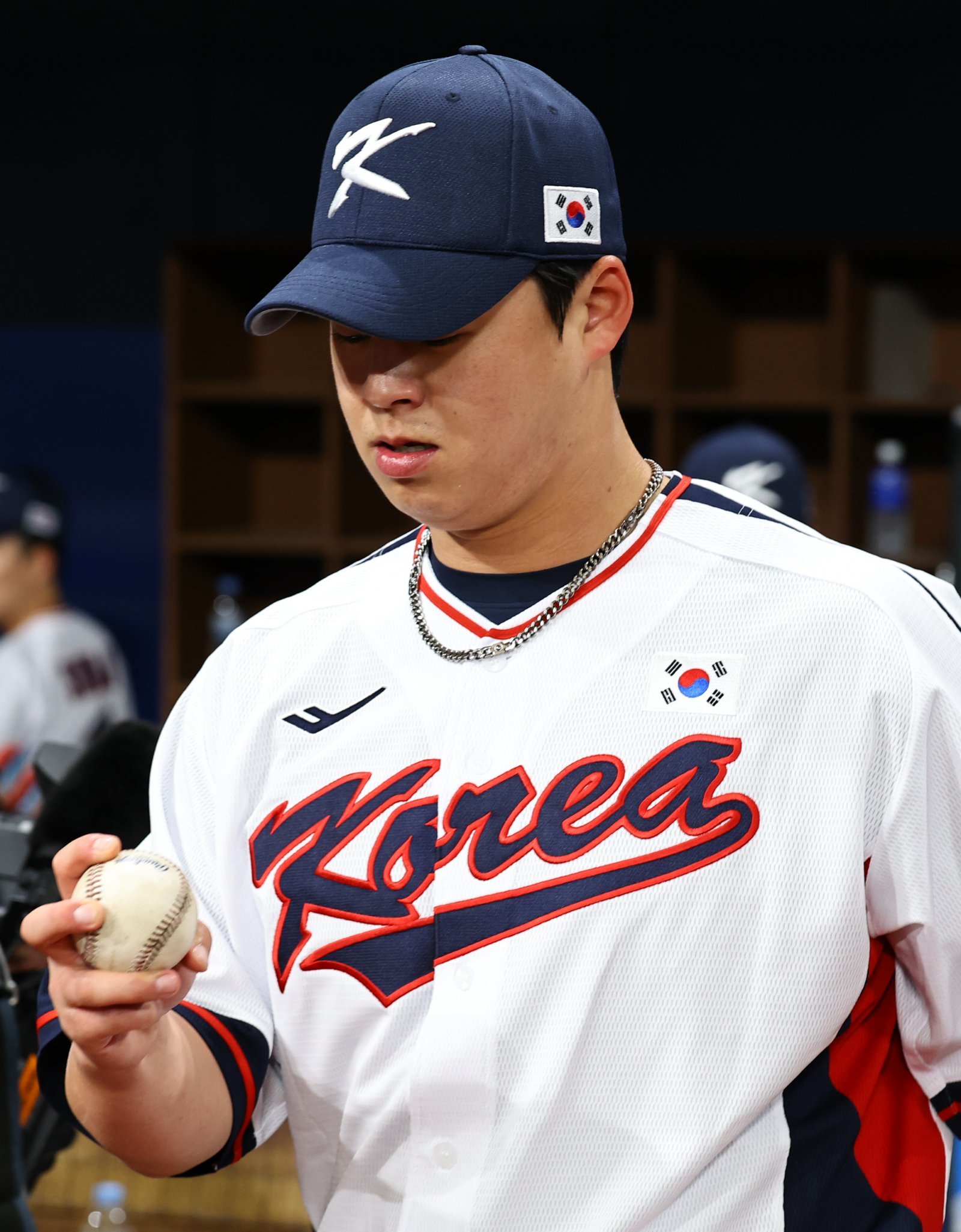 한화 노시환은 국제경기에서 뚜렷한 성과를 낸 대표팀 주축타자다. 그가 한일전 9연패 탈출의 선봉에 설지 많은 관심이 쏠린다.|뉴시스