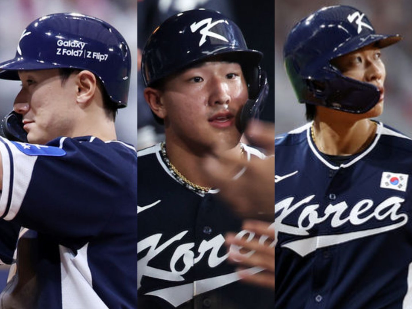 대표팀은 내년 WBC서 좋은 성과를 내는 것이 목표다. 신민재, 안현민, 송성문(왼쪽부터)의 조합과 함께 MLB리거와 김도영 등이 더해지면, 타선은 더욱 강력해질 전망이다.|뉴시스