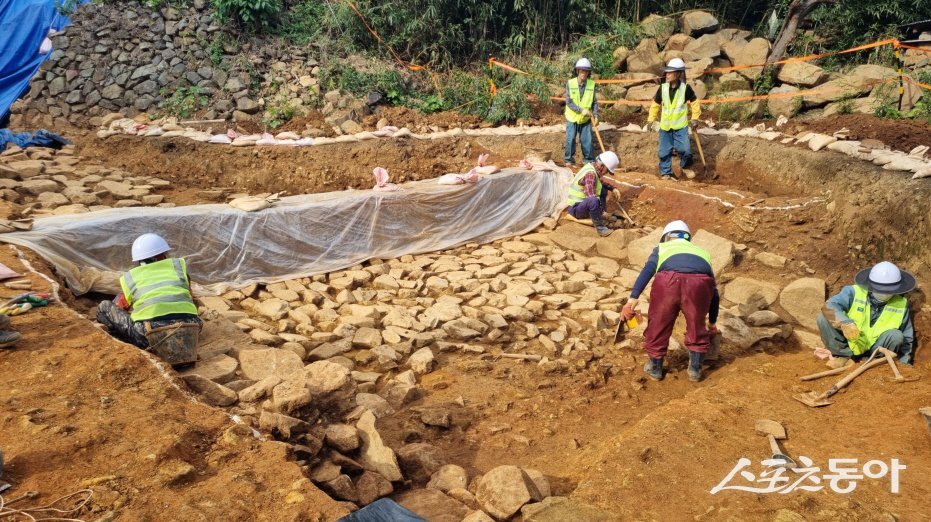 발굴조사 진행사진. (사진제공=기장군)