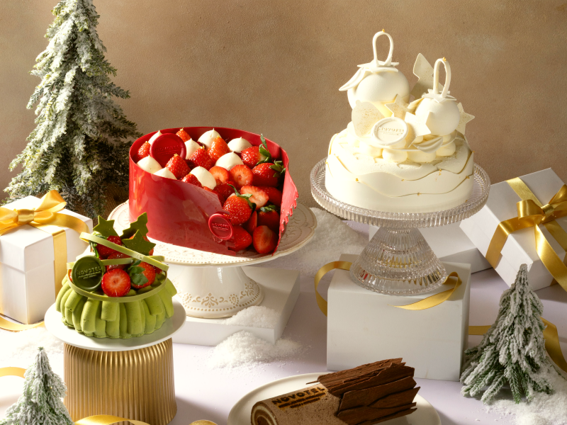 노보텔 앰배서더 동대문의 크리스마스 케이크. 가성비가 뛰어난 호텔 케이크라는 점이 매력적이다