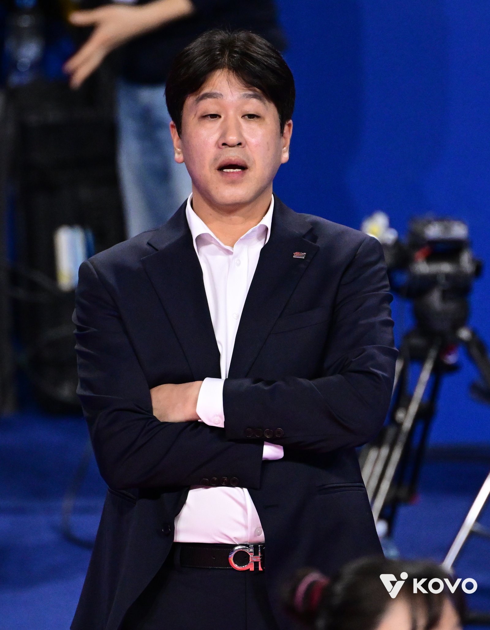 김종민 도로공사 감독은 19일 화성종합체육관에서 열린 IBK기업은행과 V리그 여자부 정규리그 2라운드 원정경기에서 3-0으로 이겨 8연승을 달린 뒤 선수들을 향한 칭찬을 아끼지 않았다. 사진제공│KOVO