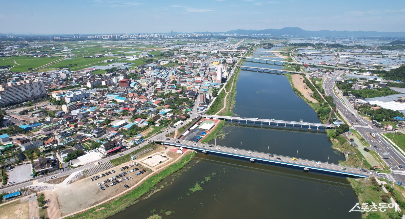 남평강변도시 일대 전경. 사진제공=나주시