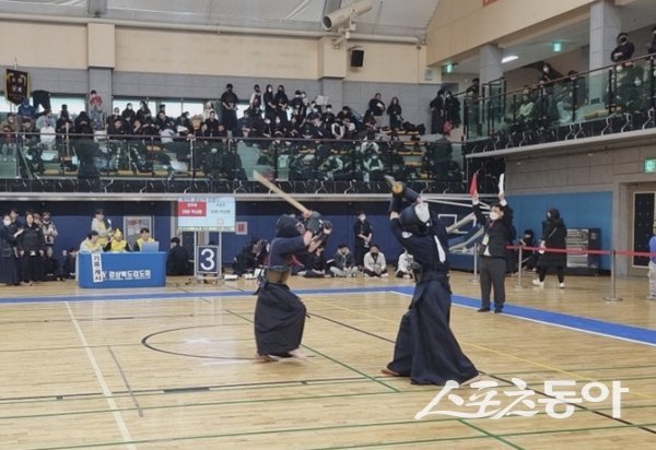 지난해 ‘제33회 경상북도지사배 시·군 대항 단별 검도대회’ 경기 당시 모습. 사진제공ㅣ문경시