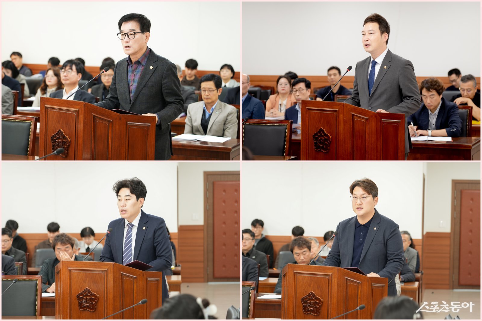 (윗줄부터 시계방향으로) 이상기 의원, 이진환 의원, 김지훈(민)의원, 김상수 의원. 사진제공ㅣ남양주시