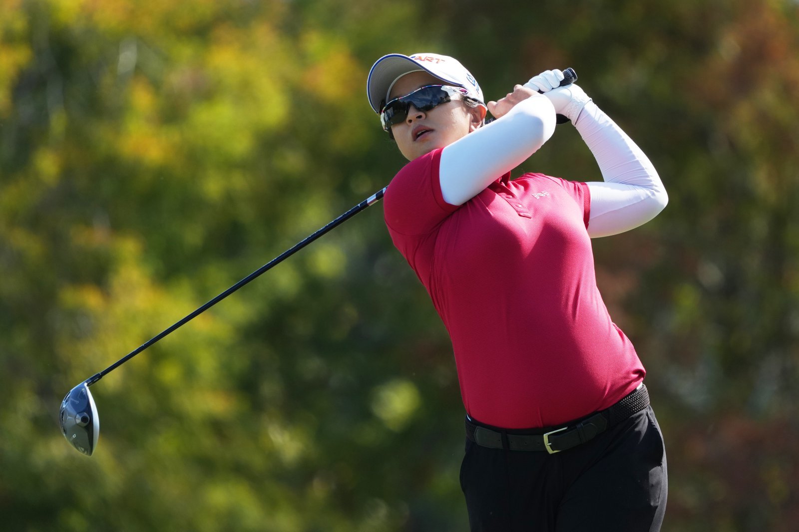 김세영이 23일(한국시간) 티뷰론 GC에서 열린 LPGA 투어 시즌 최종전 CME그룹 투어 챔피언십 3라운드 3번 홀에서 티샷을 하고 있다. 네이플스(미 플로리다주) | AP뉴시스