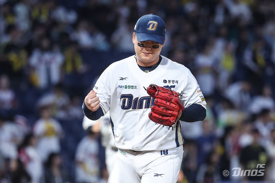 NC 신민혁은 2021시즌부터 팀 내 가장 많은 이닝을 던진 에이스다. 하지만 그는 투고타저의 흐름 속에서도 부진했다. 다음 시즌 선발진 경쟁이 더욱 치열해진 만큼 반등하겠다는 각오다. 사진제공｜NC 다이노스