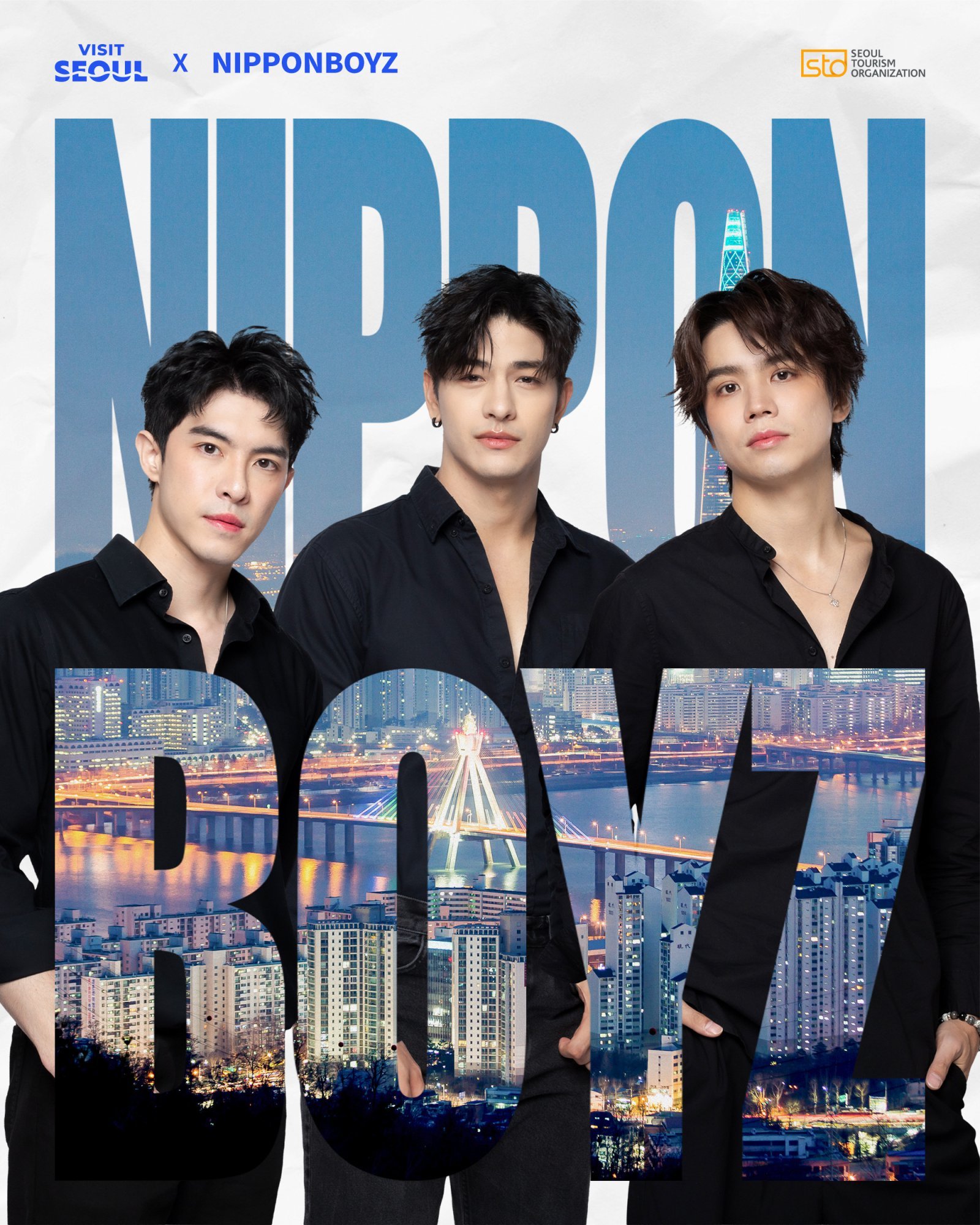 현지 인플루언서 닛폰보이즈와 협업한 일본 캠페인 ‘서울에 오면 좋을 것 같아’