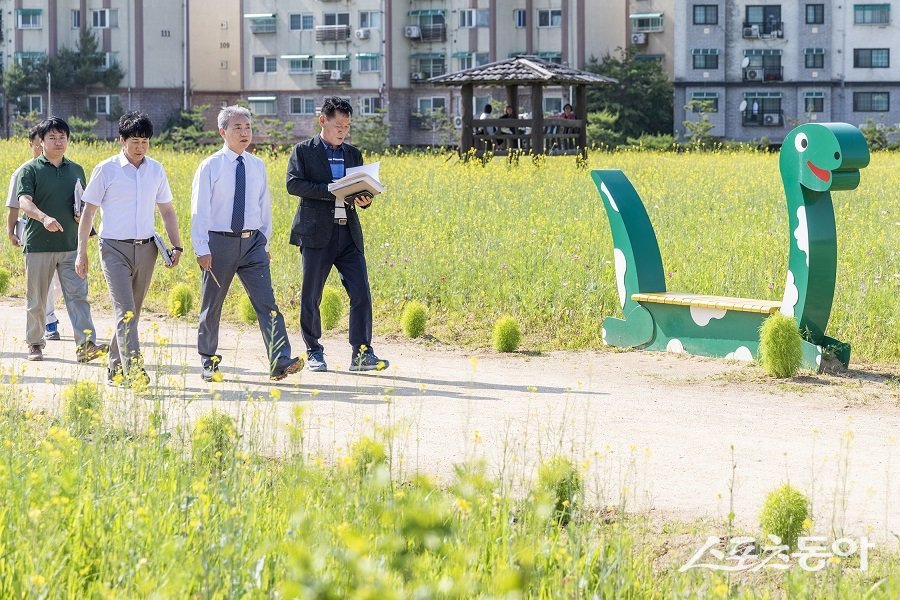 계양꽃마루 복합스포츠타운 조성에 대한 신속한 사업을 추진 중이다. 사진제공|인천 계양구청