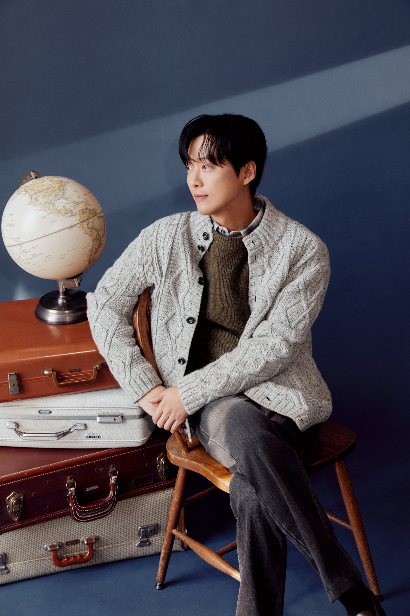 웰메이드 모델 남궁민과 함께 한 ‘더레이블’ 화보. 사진제공|세정