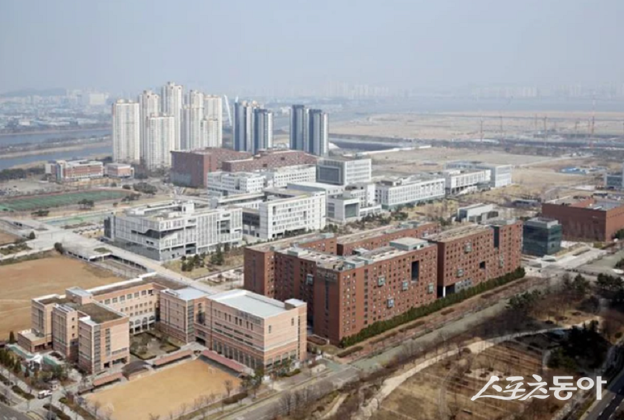 송도국제도시 내 연세대 국제캠퍼스 전경. 사진제공|인천경제자유구역청