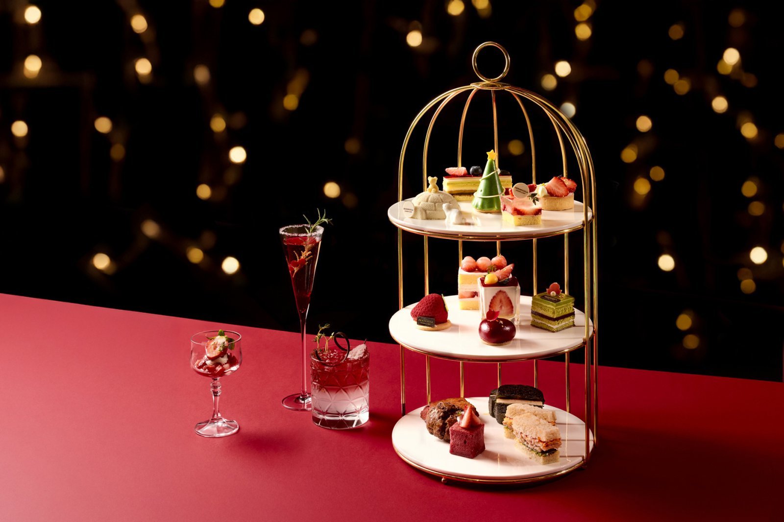 페닌슐라 라운지 앤 바 ‘2025 머스트 비 스트로베리’ 애프터눈 티 세트