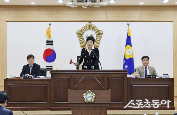 진도군의회 제312회 정례회 개회. 사진제공=진도군의회