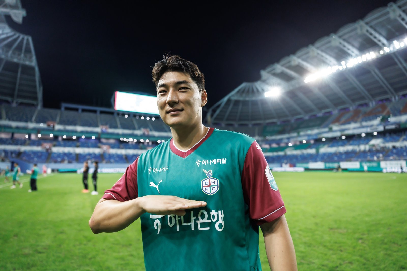 울산 이동경, 전북 박진섭, 대전하나 주민규(사진)는 ‘2025 동아스포츠대상’의 유력한 수상 후보다. 수상자는 12월 2일 오후 3시 서울 성북구 고려대 백주년기념삼성관에서 열릴 시상식에서 발표된다. 사진제공｜한국프로축구연맹