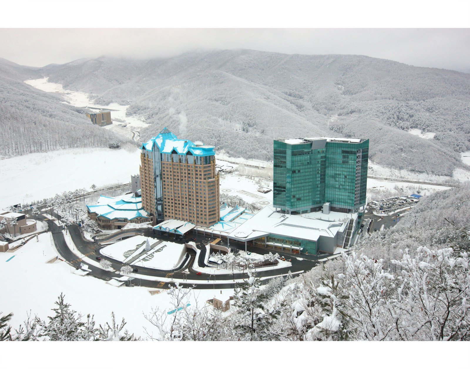 강원랜드 겨울 전경