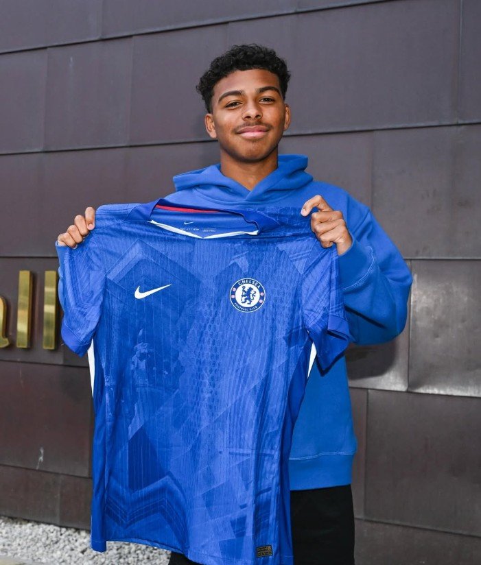 이사구 실바 첼시와 계약. 사진=첼시 아카데미 SNS