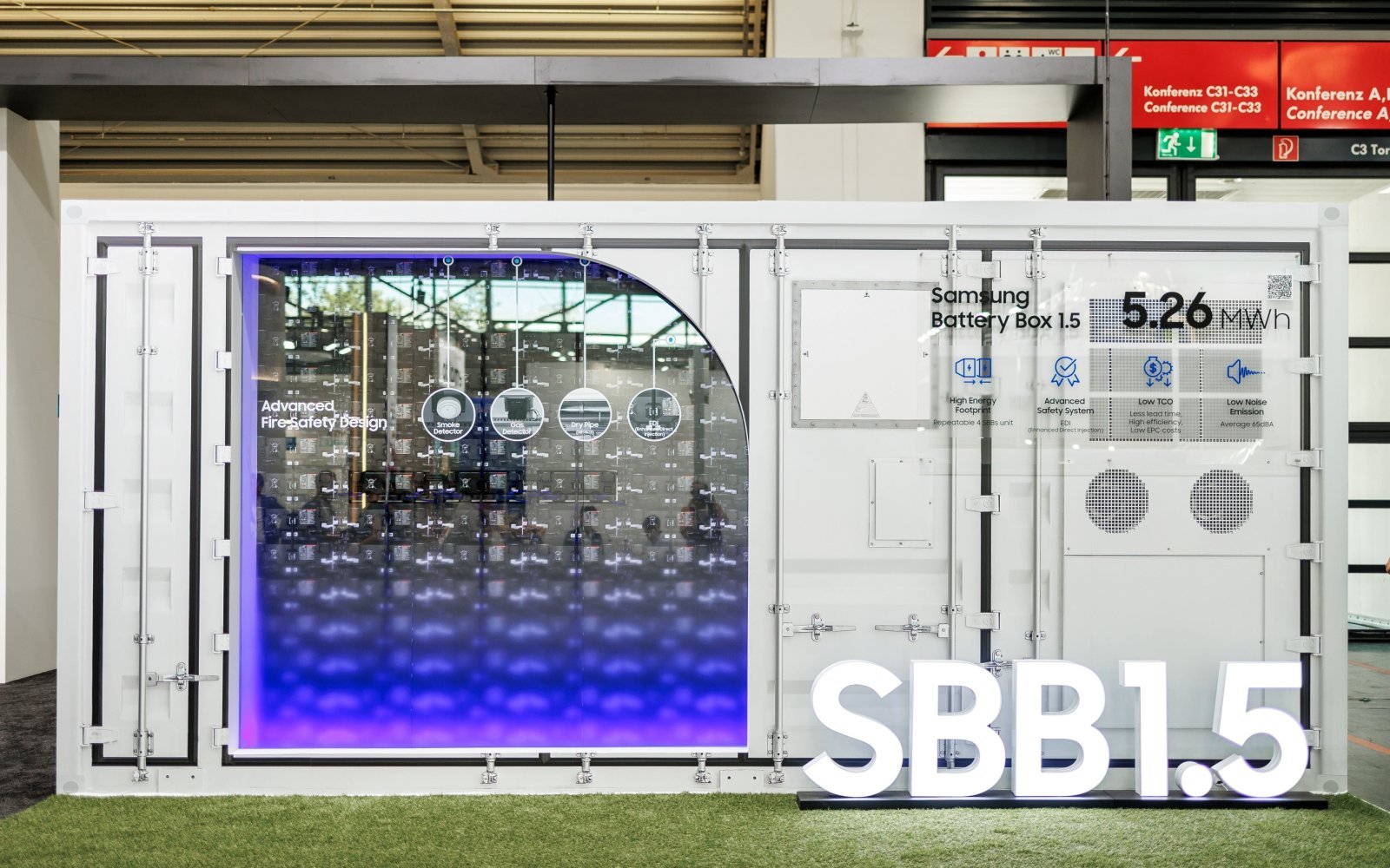 삼성SDI의 대한민국 기술대상 수상 제품 ‘SBB(Samsung Battery Box)’. 사진제공 ｜삼성SDI