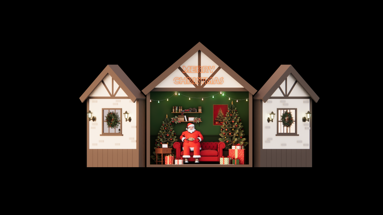 산타의 집 메인 포토존