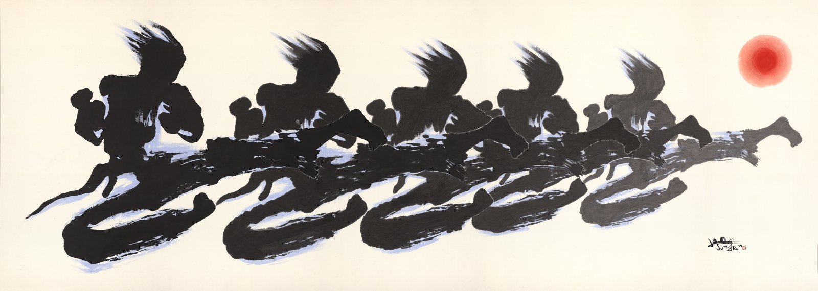 이단옆차기          사진제공 ｜ 이성근 미술관