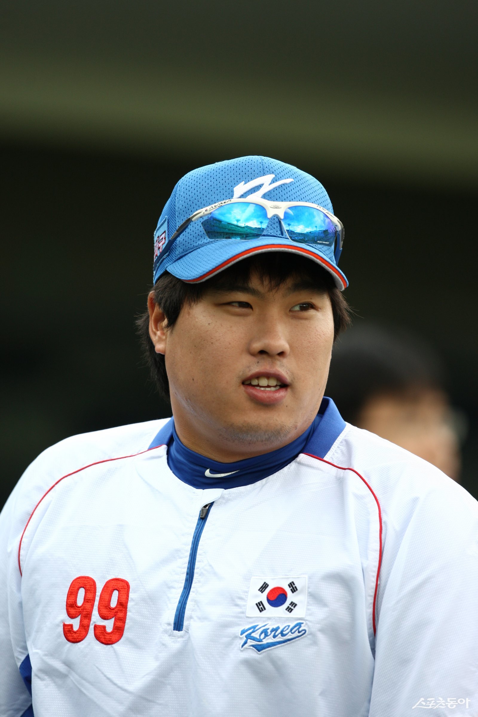 한화 류현진은 내년 1월 사이판서 열릴 WBC 대표팀 1차 캠프 국내 선수 명단에 이름을 올렸다. 사진은 2010년 광저우AG 대표팀 훈련 당시 류현진. 스포츠동아 DB