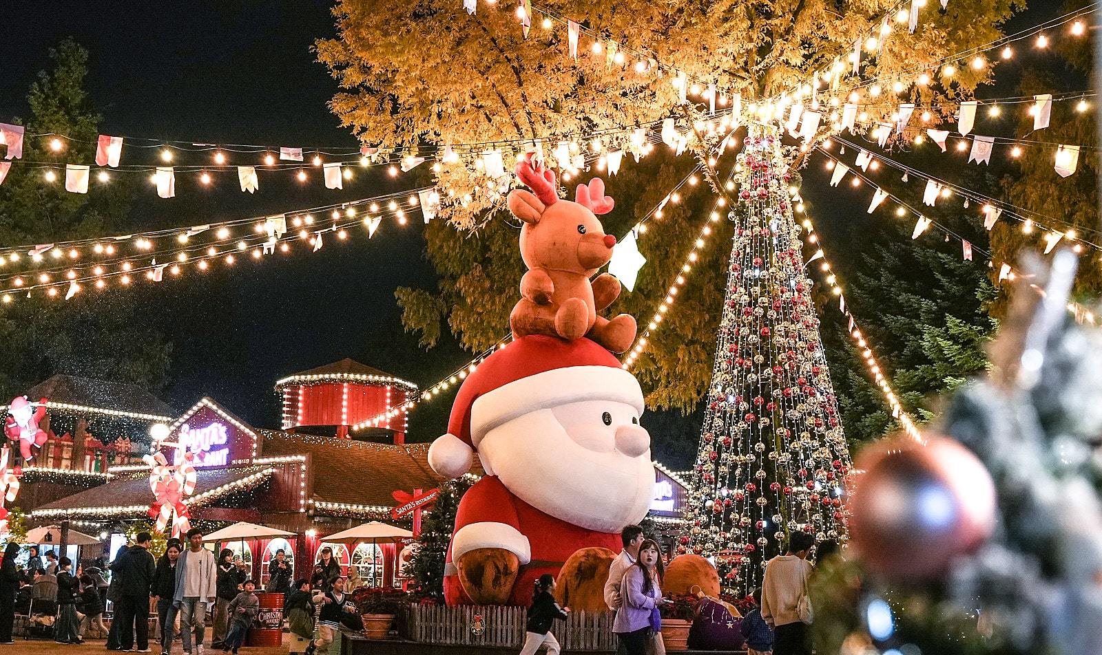 서울랜드의 크리스마스