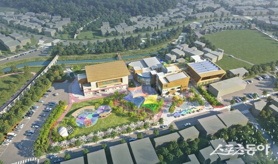 강화군, 청소년복합문화타운 조성사업 조감도. 사진제공|강화군청