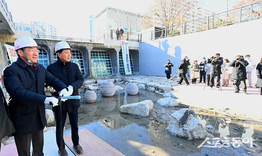 인천 부평구, 30년 만에 굴포천 생태하천으로 탈바꿈했다. 사진제공|인천 부평구청