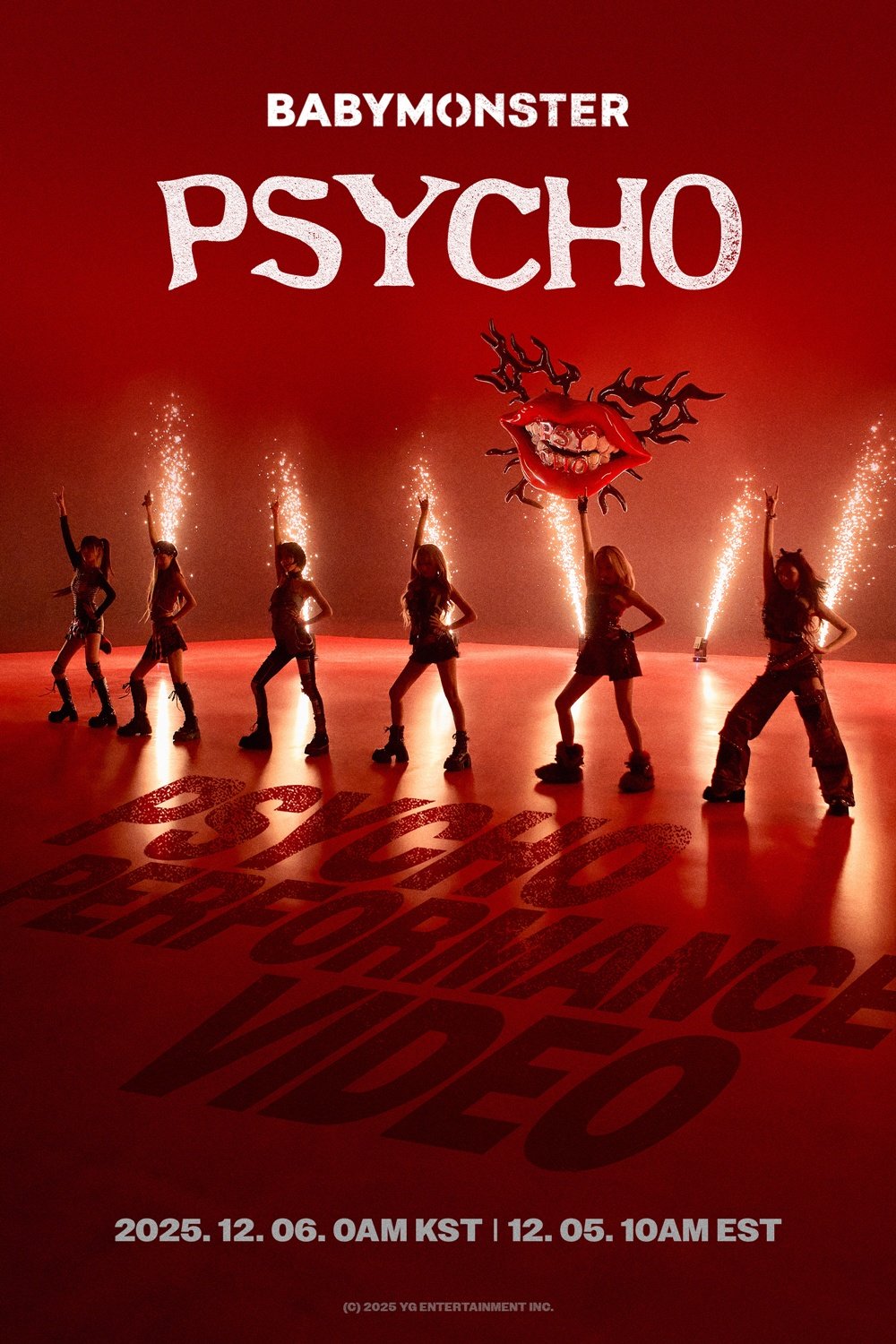 ‘당당한 실루엣’ 베이비몬스터, ‘PSYCHO’ 퍼포먼스 비디오 ‘6일 공개’