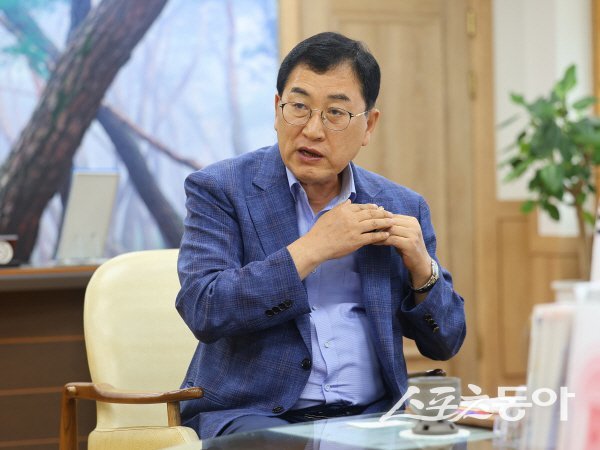 주낙영 경주시장이 어느 해보다 열심히 달려온 주요 성과를 낸 올해를 평가하고 있다. 사진제공 ㅣ 경주시