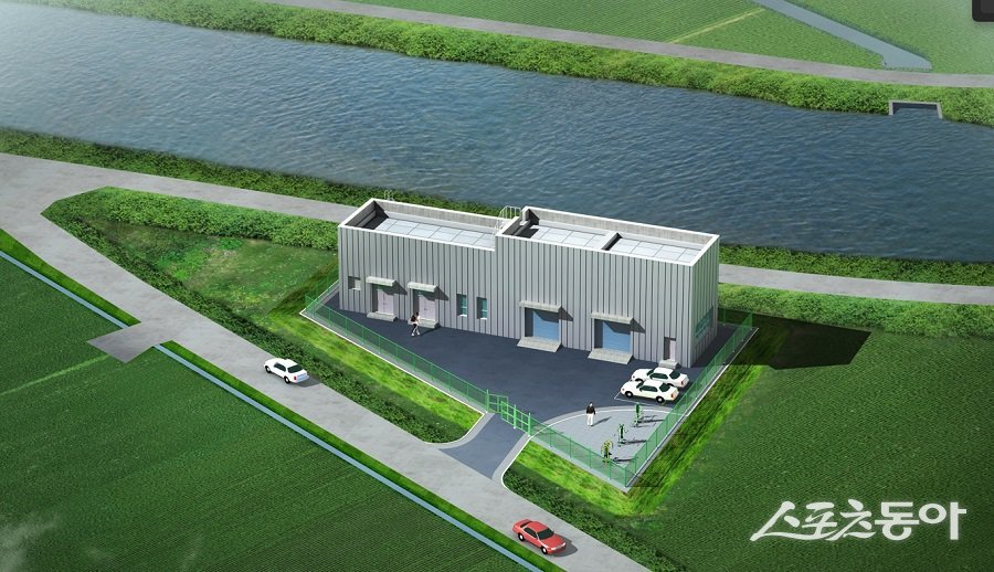 강화군, 망월하수처리장 조감도. 사진제공|강화군청