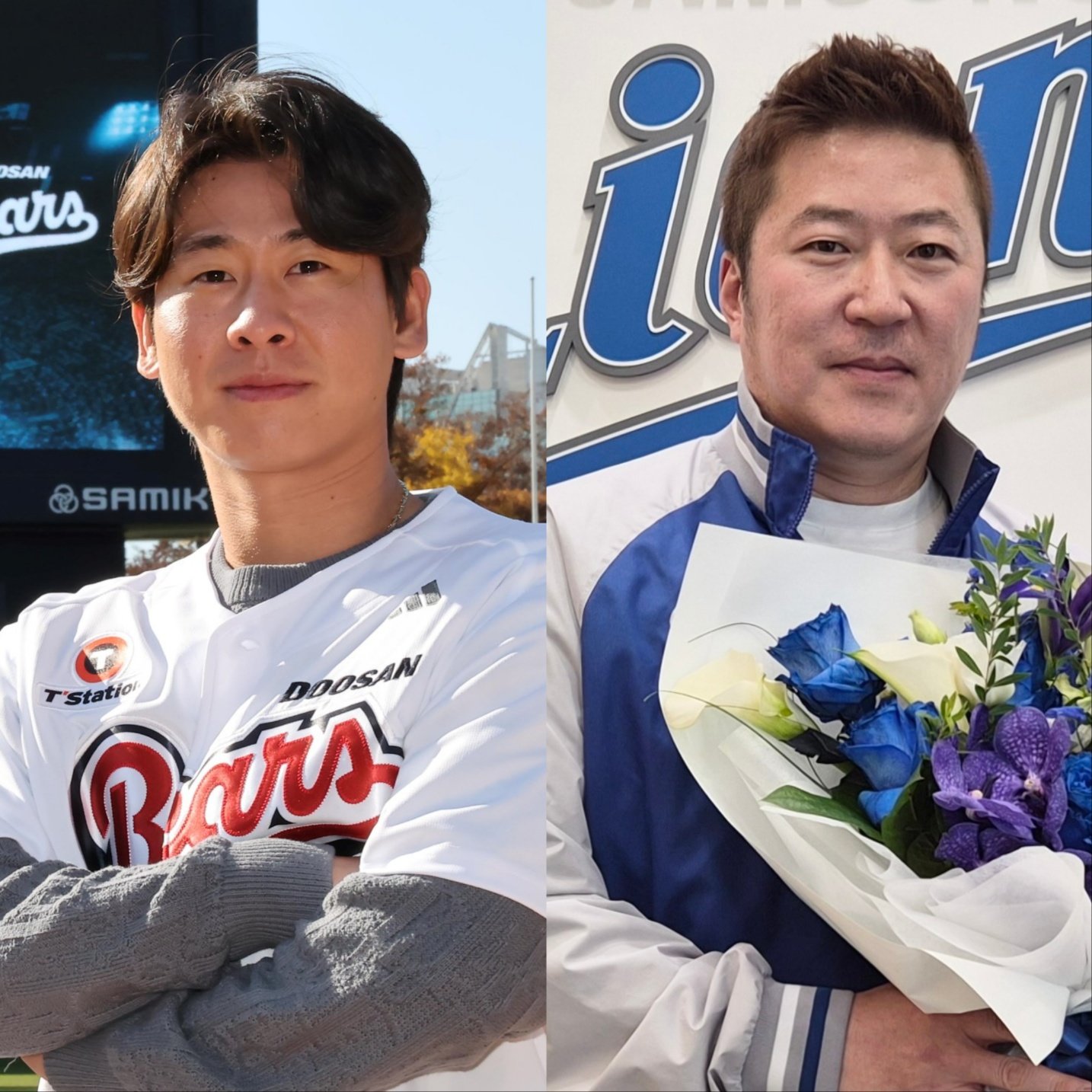 KIA는 두산으로 이적한 박찬호(왼쪽), 삼성으로 떠난 최형우의 공백을 채워야 한다. 사진제공｜두산 베어스·삼성 라이온즈