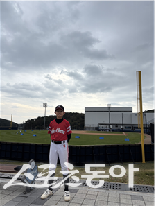 한천초 6학년 김범준 선수. 사진｜한정흠 학생기자