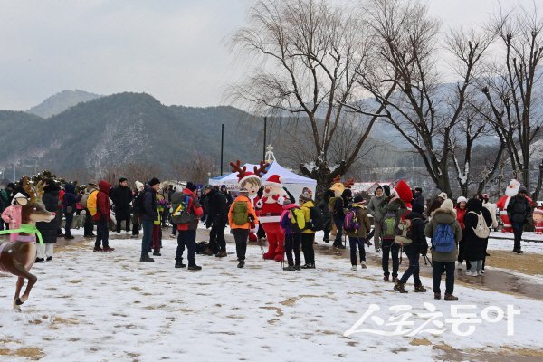 봉화군 소천면 분천산타마을 전경. 사진제공 ㅣ 봉화군