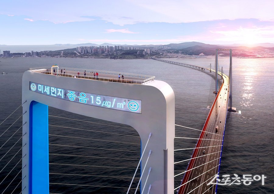 인천경제청, 제3연륙교 주탑 전망대. 사진제공｜인천경제자유구역청