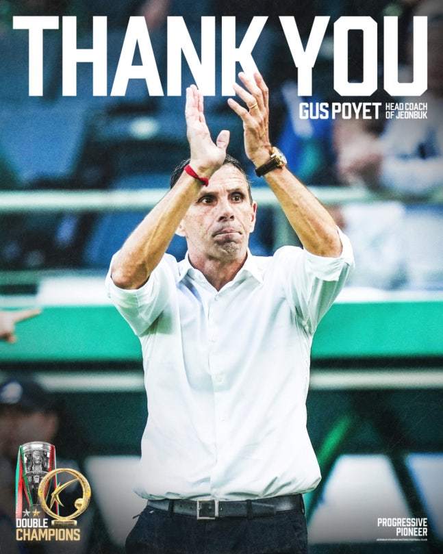 전북은 8일 “포옛 감독이 전북과의 동행을 마무리하게 됐다”며 “새 역사를 함께 써 내려간 그의 앞날에 행운을 빈다”고 발표했다. 사진제공|전북 현대