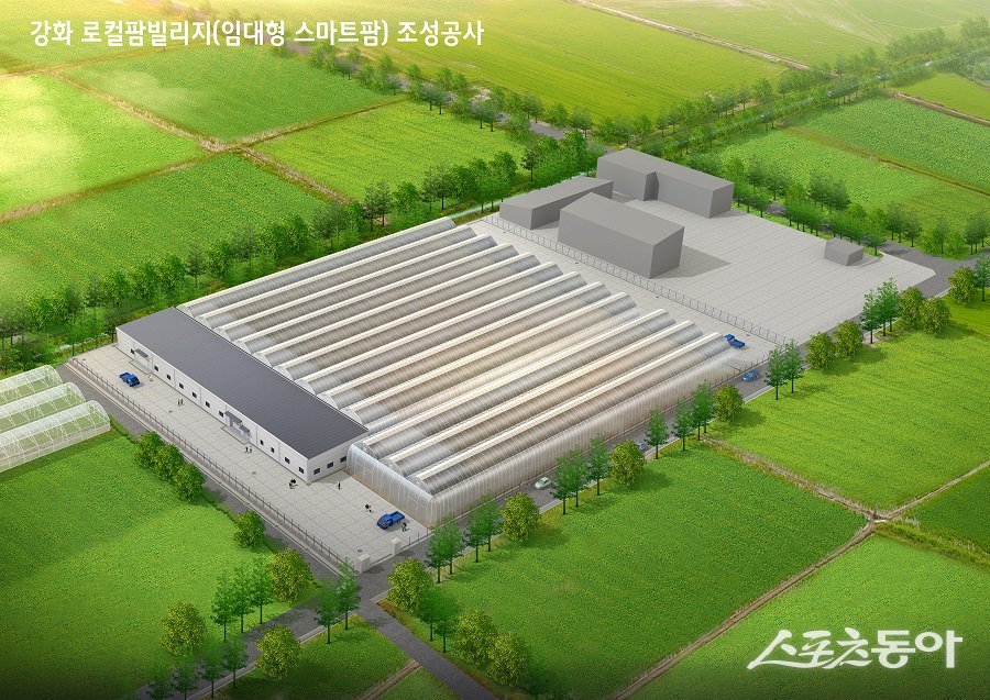 강화군, 로컬팜빌리지 조감도. 사진제공|강화군청