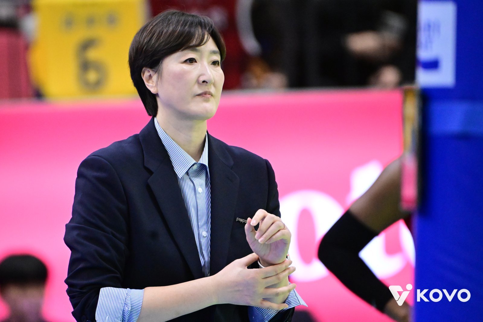 페퍼저축은행 장소연 감독은 이날 경기를 마친 뒤 “1라운드 때보다 상대 선수들이 시마무라 하루요에 더 잘 대비하고 있다”며 “무엇보다 팀 차원에서 수비가 안정적이지 않다 보니, 시마무라의 공격력을 살리지 못하는 것 같다”고 말했다. 사진제공｜KOVO