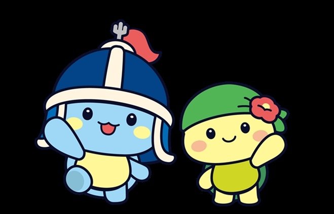 여수시 새 마스코트 장군이(왼쪽)와 오동이. 사진제공 ㅣ여수시